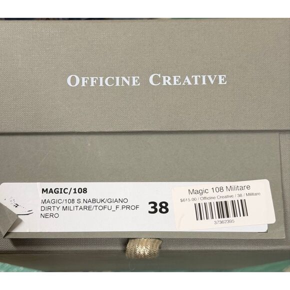 Officine Creative - Magic 108 Sneakers in Dirty Militare NWT Size 38/US 5 main image 6